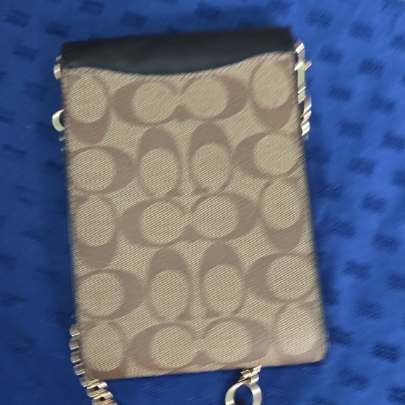 SALE Coach Black and Tan Crossbody Bag - Picture 3 of 11